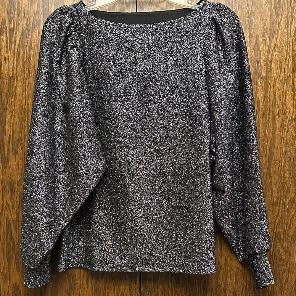 LOFT Black Dressy Blouse